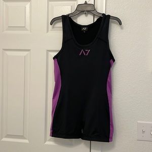 A7 powerlifting singlet MEDIUM
